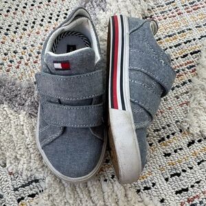 Tommy Hilfiger Kids' Blue and White Sneakers size 10 ( toddler )